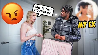 MY EX GIRLFRIEND IS MOVING IN WITH US ... *TRICIA IS NOT HAPPY*