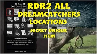 RDR2 Dreamcatchers locations mission guide-Secret Unique item(Ancient arrowhead)100%