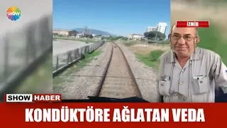 Kondüktöre ağlatan veda