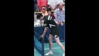 Dimitrij Ovtcharov vs. Eugene Wang Zhen, 2012 LA Open Table Tennis Tournament, 15:12:19