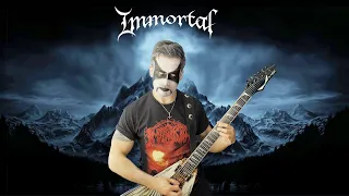 Immortal - Sons Of Northern Darkness (guitar cover with solo)