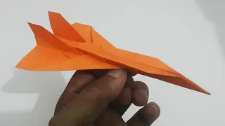 Best Origami Paper Jet | How To Make a Jet Fighter Paper Airplane That Fly Far | SUKHOI SU-27