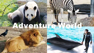 🇯🇵The best “Panda” place in JAPAN! | lonely zoo [Adventure World]