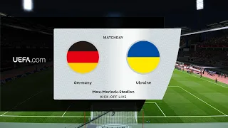 Germany vs Ukraine | Max-Morlock-Stadion | International Friendly | PES 2021