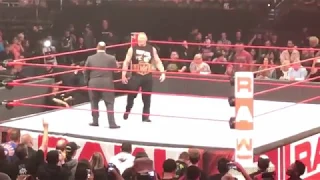 Brock Lesnar and Paul Heyman Monday Night Raw 1-28-2019