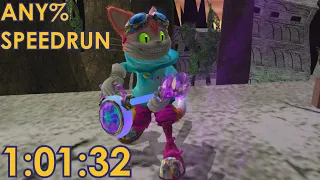 Blinx: The Time Sweeper | Any% Speedrun | 1:01:32 | Platinum Hits