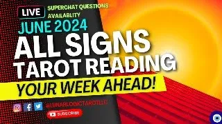 ALL SIGNS ✨️ | YOUR WEEK AHEAD! • TAROT READING!🧿JUNE 2024 (TIMESTAMPS 👇)