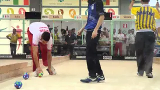 Gianinazzi - Capeti, Individual World Bocce Championships Juniors Final Rome 2015