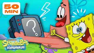 SpongeBob | Alles, was SpongeBob im TV sieht | 50 Minuten-Compilation | SpongeBob Schwammkopf