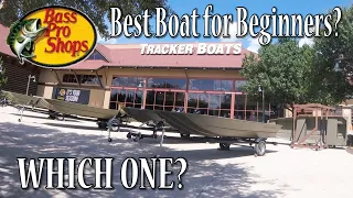 Best Boat for Beginners? Jon boat, Grizzly, Tracker? Bass Pro Shop Boats. Fishing Boat