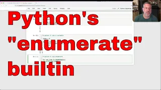 What does Python's "enumerate" do?