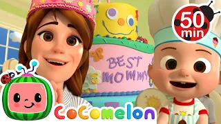 Pat a Cake for Mommy | Cocomelon | Kids Cartoons & Nursery Rhymes | Moonbug Kids