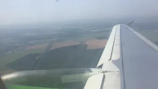 S7 A321 take off from Moscow Domodedovo Airport!