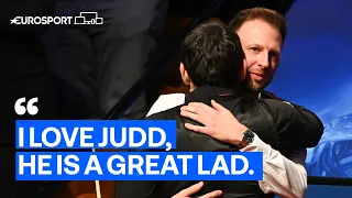 Emotional Ronnie O'Sullivan on beating Judd Trump at the World Championship | Eurosport Snooker