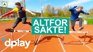 Jan Thomas og Einar blir venner | Jan Thomas og Einar konkurrerer i 400 meter hekk | discovery+