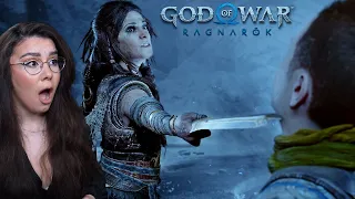 Atreus meets Freya behind Kratos back - God of War Ragnarok Reaction