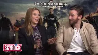 Interview Scarlett Johansson aimerait être Beyoncé ! (Captain America) VO