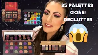 25 MORE EYESHADOW PALETTES GONE!//EYESHADOW PALETTE DECLUTTER//JAXBEAUTIFULYOU