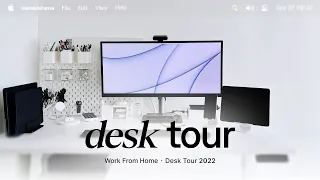 Work From Home Desk Setup Tour 2022 — My Home Office as a Product Designer (데스크 투어)