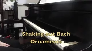 Piano Technique: Shaking out Bach ornaments (with wrist follow through)