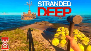 Нашёл огромный затонувший Корабль | Stranded Deep