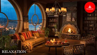 Cozy Cabin Retreat: Fireside Ambiance for Ultimate Relaxation Best Relaxing Music | Calming Escapade