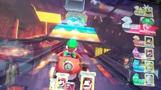 Mario Kart Arcade GP DX: Bowser's Castle | Luigi (Gameplay)