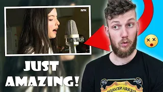 Rapper Reacts to Angelina Jordan "Back to Black" Cover with KORK, improvised lyric | For First Time!