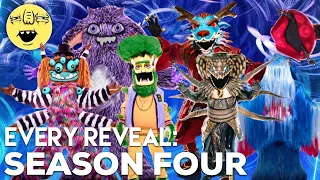 Every Season 4 Reveal | THE MASKED SINGER