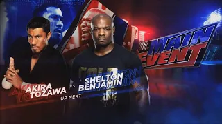 Akira Tozawa Vs Shelton Benjamin - WWE Main Event 16/06/2022 (En Español)