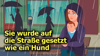 Ihr Mann warf sie und ihr Kind raus wie zwei streunende Hunde und ich konnte nicht einfach wegsehen