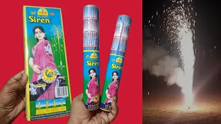 Cock Brand Siren Anaar Testing | Diwali Firecracker Testing | Cracker Testing | Anaar Testing