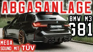 LAUTESTE ABGASANLAGE für BMW M3 & M4 G80/81/82/83 - ECE/EG Zulassung - Sound Check - BTM Turbo