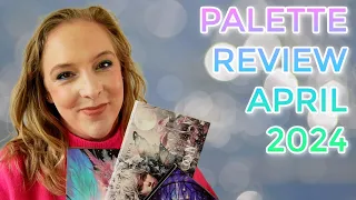 EYESHADOW PALETTE REVIEW APRIL 2024 // Trying new to me palettes