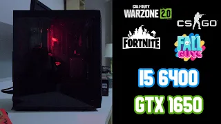 i5 6400 + GTX 1650 Gaming Test