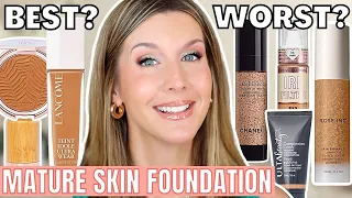 6 BEST & WORST NEW Foundations For Mature Skin 2022 | FOUNDATION ROUNDUP