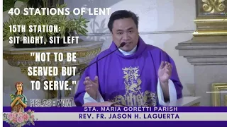 Homily by Fr. Jason H. Laguerta - February 28, 2024 (7:00 am Mass) Wednesday in the 2nd week of Lent