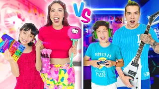 CHICAS BUENAS 😇 VS CHICOS MALOS 👿 *Desafío por 24 horas* | Karla Bustillos