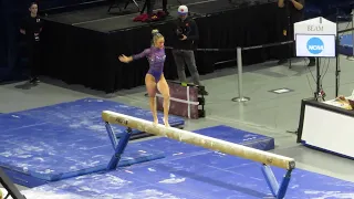 Sierra Church (Clemson) Balance Beam 9.750 vs. Iowa State (NCAA Regionals 2024)