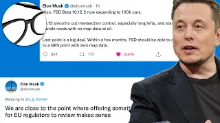 Elon: FSD to DRIVE WITHOUT MAPS—and Come to Europe—SOON!