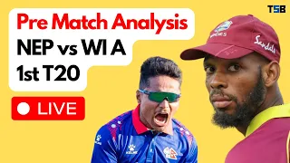 Pre Match Analysis Nepal vs West Indies A | 1st T20 | Match Strategies #nepalcricketteam