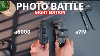 Sony A6000 vs Sony A7IV NIGHT PHOTO SHOOTOUT
