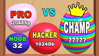 1st place in Blob Merge 3D Gameplay Video | NOOB vs PRO vs HACKER vs CHAMP | Unlocked everything