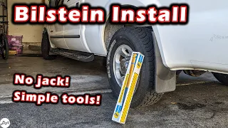 Replace Shocks without Lifting Truck | Bilstein 4600 Ford F-350 Super Duty Install