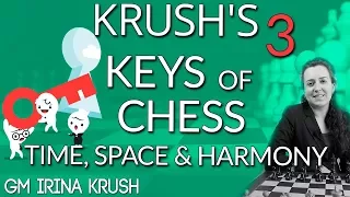 What are the 3 keys of chess?? - GM Irina Krush [Master Method]