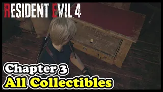 RE4 Remake Chapter 3 All Collectibles (Treasures - Castellans - Weapons)