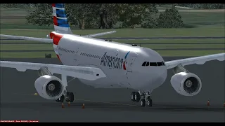 Charlotte Douglas Intl KCLT to London Heathrow Intl EGLL American A330 200 Redo