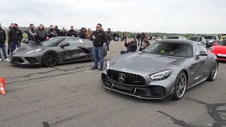 Mercedes-AMG GT-R Pro vs Corvette C8