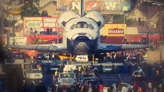 How Space Shuttle Endeavour Crossed LA | #shorts