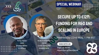 Secure Up to €12M:  Funding for R&D and Scaling in Europe